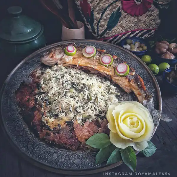انواع غذا با تزیین