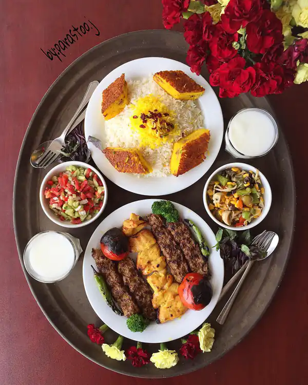 انواع تزیین غذا و سفره آرایی