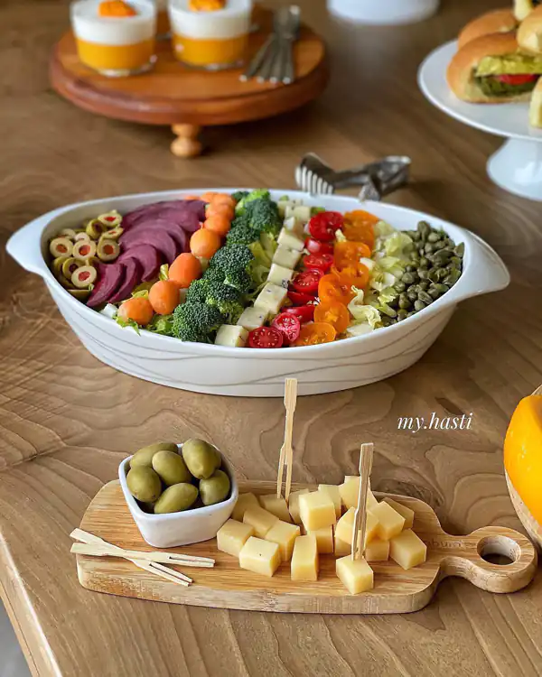 عکس ایده تزیین سالاد