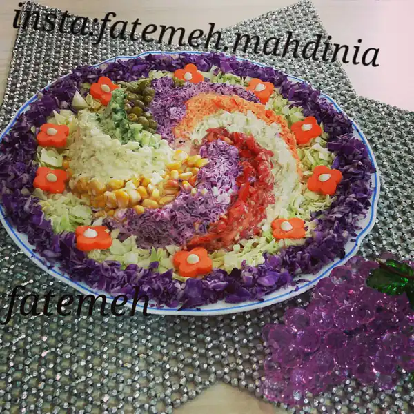 عکس ایده تزیین سالاد