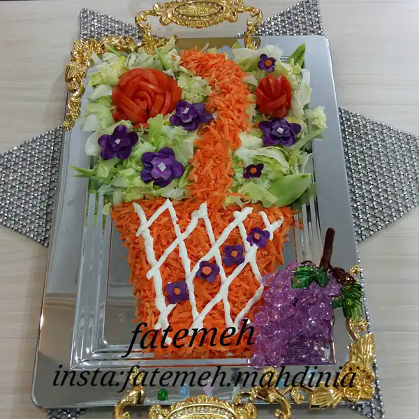 عکس ایده تزیین سالاد
