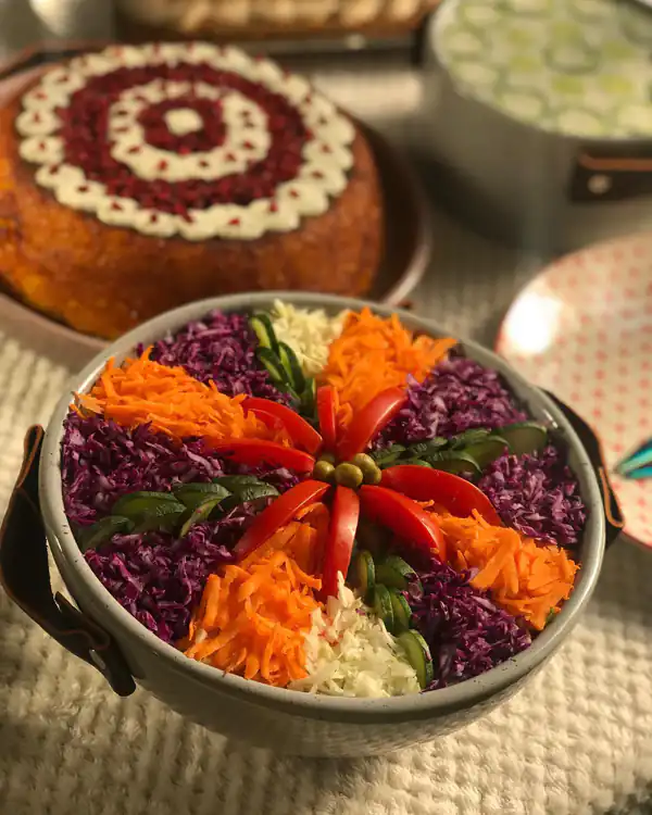 عکس ایده تزیین سالاد