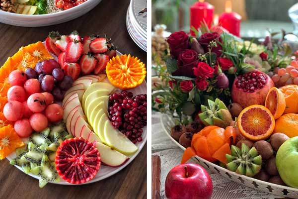 میوه آرایی ساده برای مدرسه میوه آرایی عروس میوه آرایی روی میز عکس سفره شب یلدا قدیمی میوه آرایی برای مهمانی میوه آرایی تولد