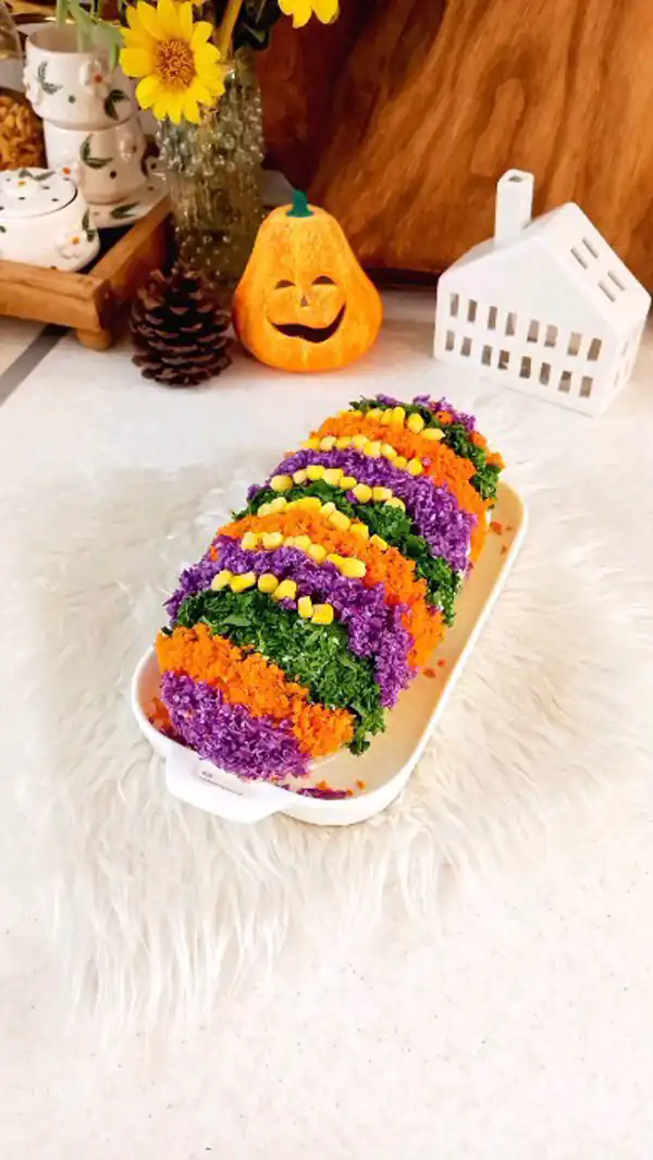 ایده برای تزیین سالاد الویه