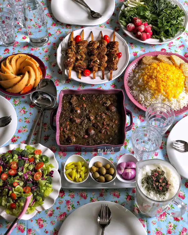 میز شام جدید