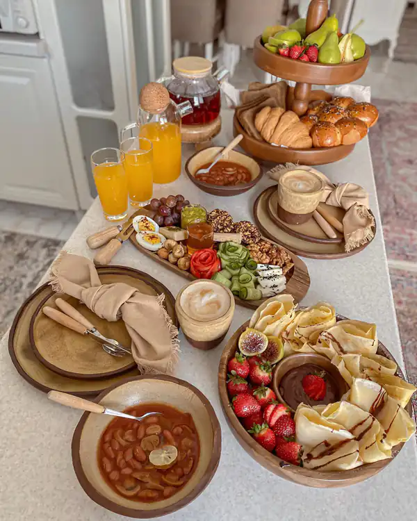 میز صبحانه