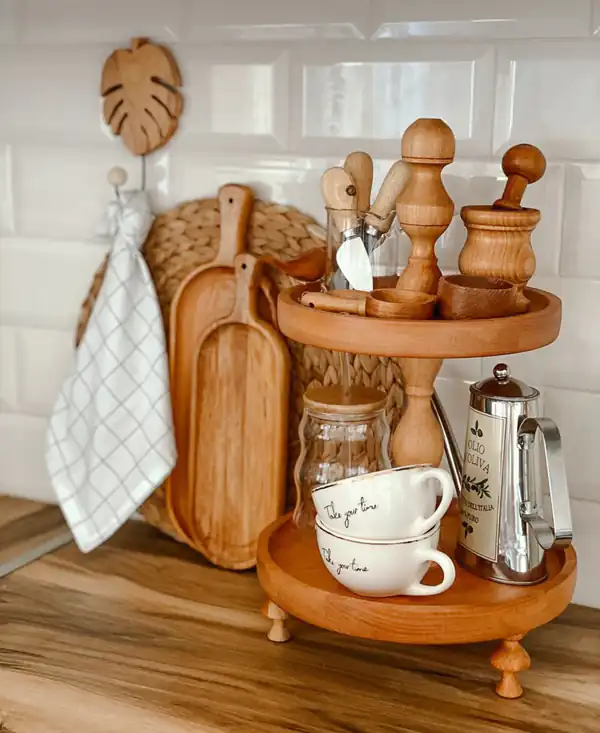 مدل چیدن روی کابینت