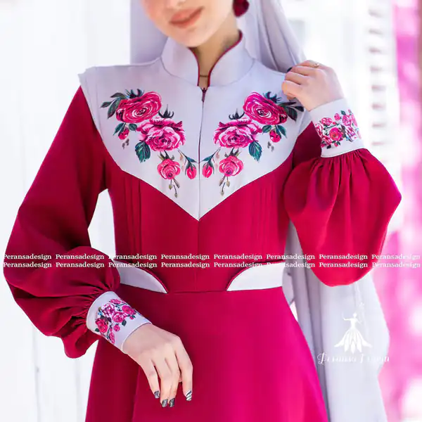 مدل مانتو گلدار شیک