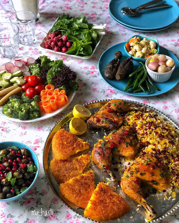 تزیین انواع غذا
