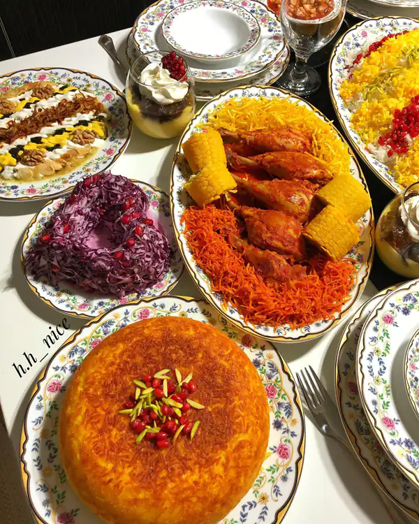 تزیین انواع غذا