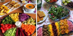 تزیین انواع غذا و سالاد با ایده های خاص برای کدبانو های ایرانی