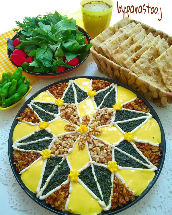 چند مدل تزیین غذا