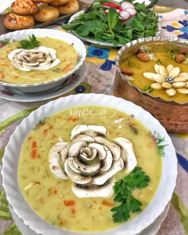 چند مدل تزیین غذا