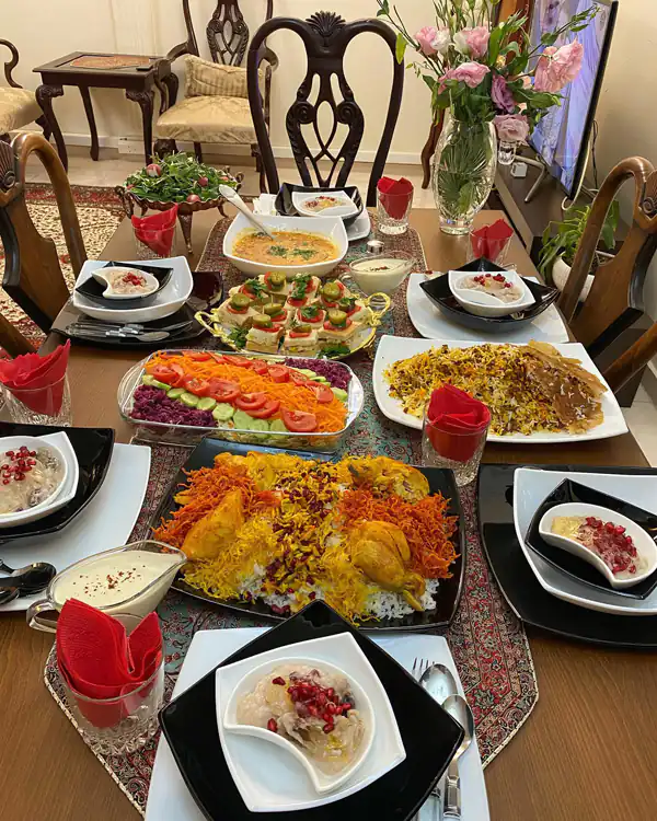ایده برای میز شام