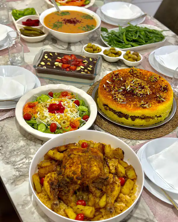 ایده برای میز شام