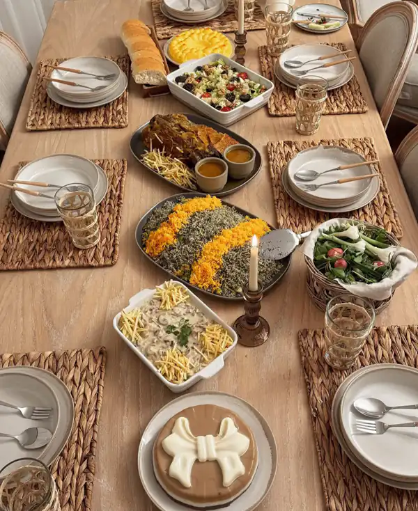 ایده برای میز شام