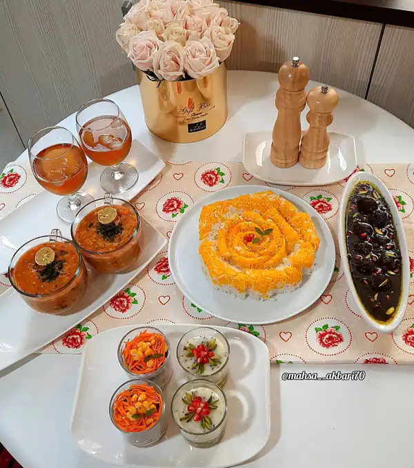 ایده برای میز شام