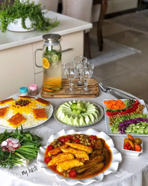 ایده دیزاین میز شام