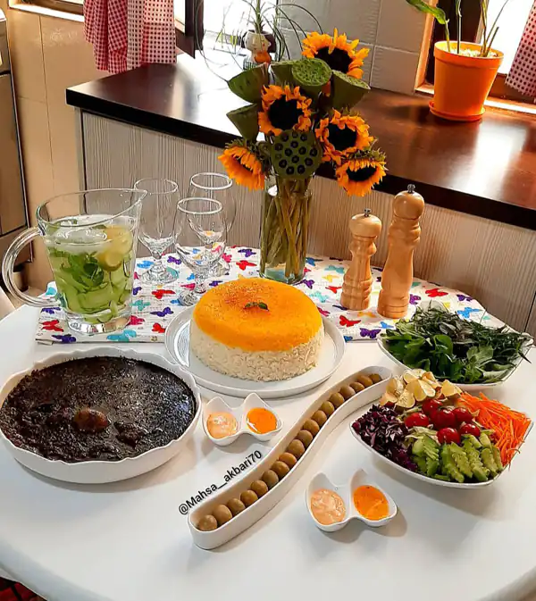 ایده دیزاین میز شام