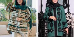 مدل مانتو بدون دکمه برای عید امسال با طرح های مزونی