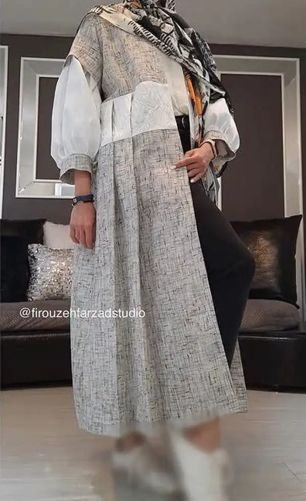 مدل مانتو ۱۴۰۴ برای افراد چاق