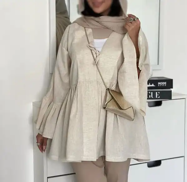 مدل مانتو ۱۴۰۴ برای افراد چاق