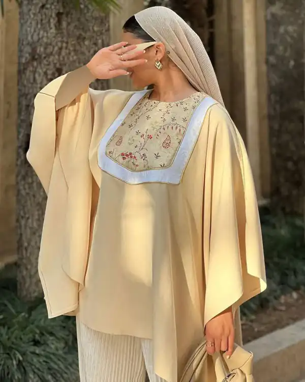 مدل مانتو ۱۴۰۴ برای افراد چاق
