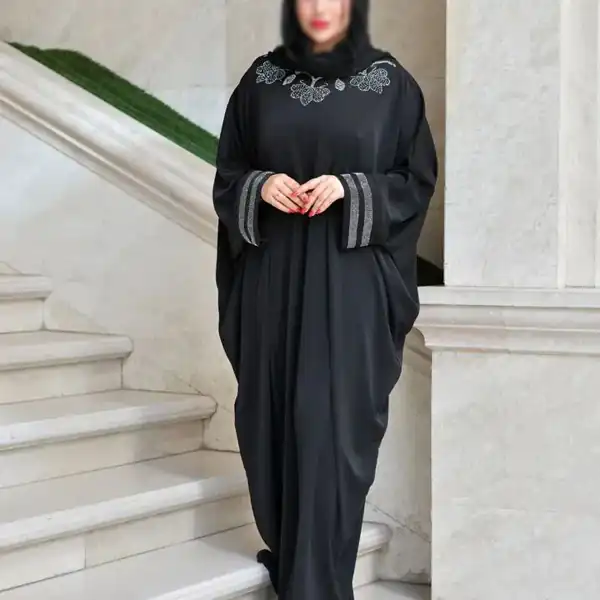مدل مانتو عبایی جلو بسته