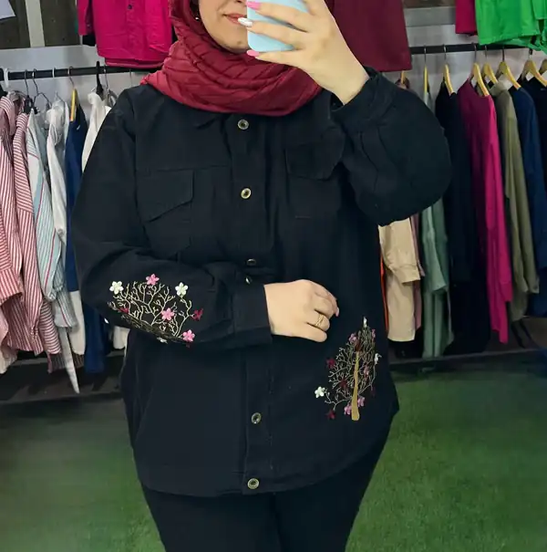 مدل مانتو گلدوزی شده زنانه