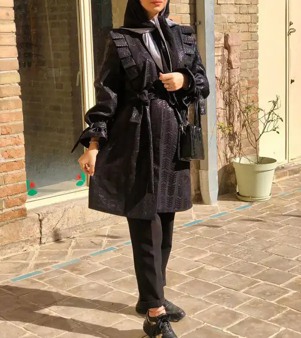 مدل مانتو بلند مشکی