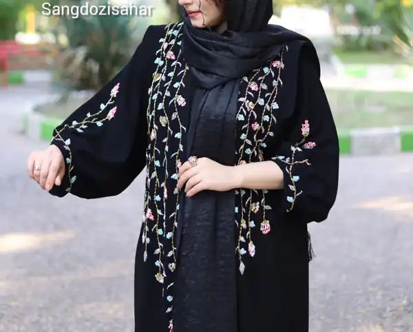 مدل مانتو جواهر دوزی شده