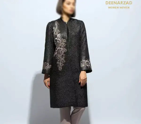 مدل مانتو ژاکارد بلند
