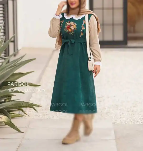 مدل یقه مانتو بلند