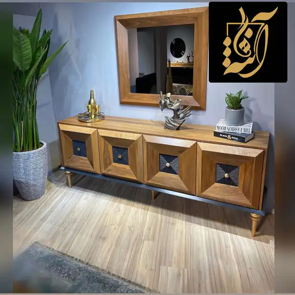 زیباترین کنسول چوبی