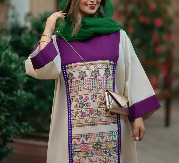 مدل مانتو عبایی گشاد