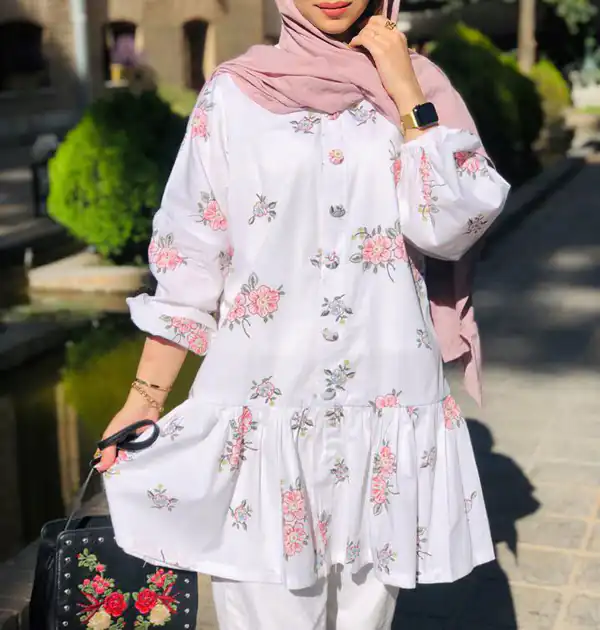 مدل مانتو مزونی بلند