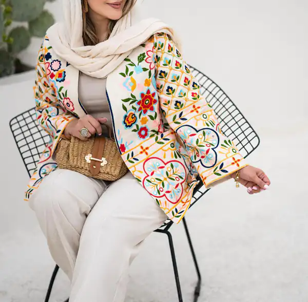 مدل مانتو سوزن دوزی جدید ۱۴۰۴
