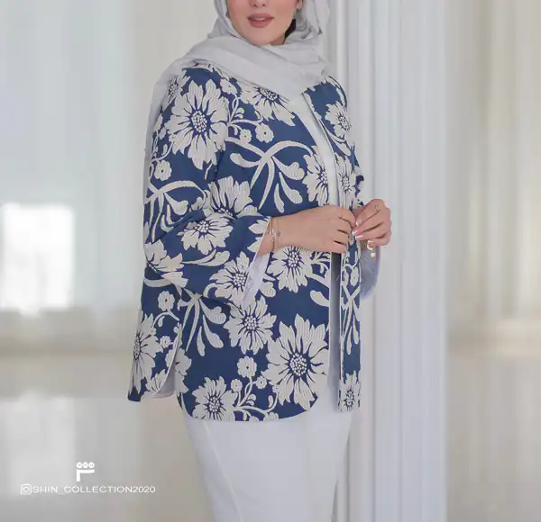مدل مانتو زنانه با پارچه طرح دار