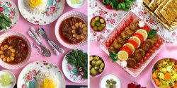 عکس میز شام ساده در اینستاگرام + میز شام ساده و شیک