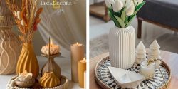 دکوری روی میز جلو مبلی + وسایل دکوری شیک منزل اینستاگرام