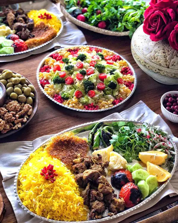 دیزاین غذا برای مهمانی