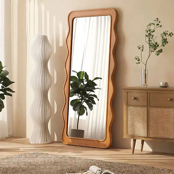 مدل آینه قدی چوبی