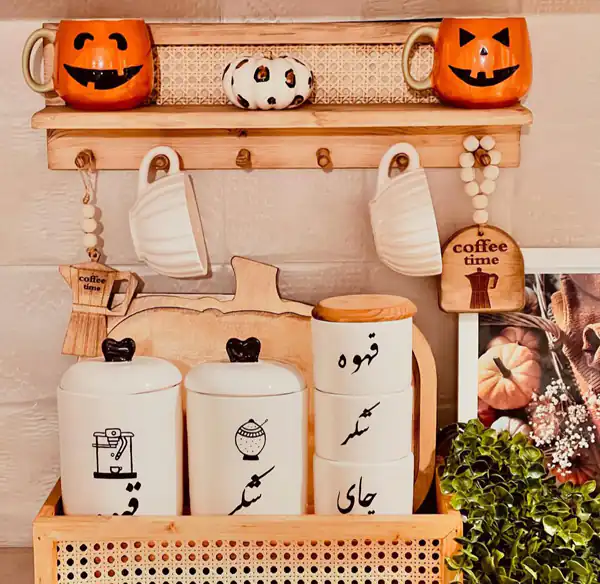 مدل چیدمان روی کابینت