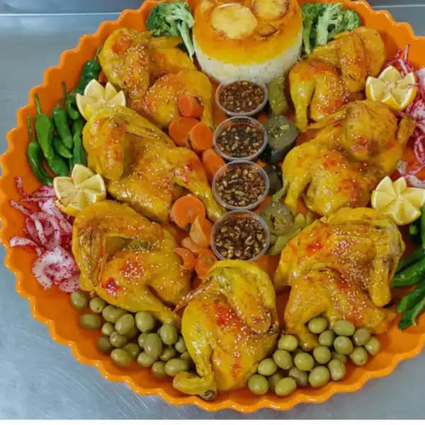 مدل تزیین غذا و سفره