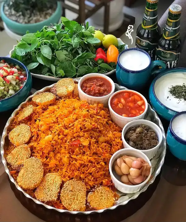مدل تزیین غذا و سفره