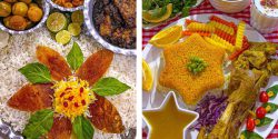 سفره آرایی شام ساده برای مهمانی های خانوادگی