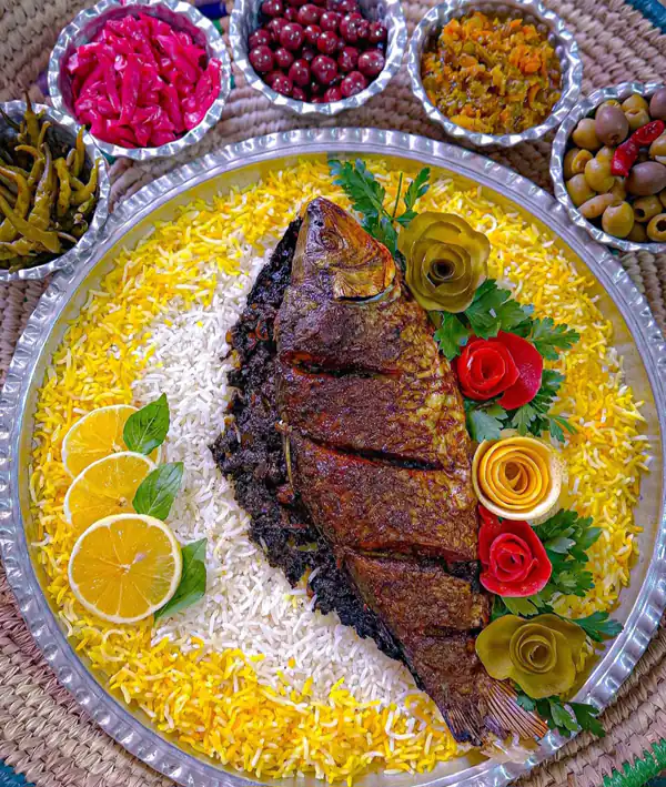 تزیین انواع برنج مجلسی