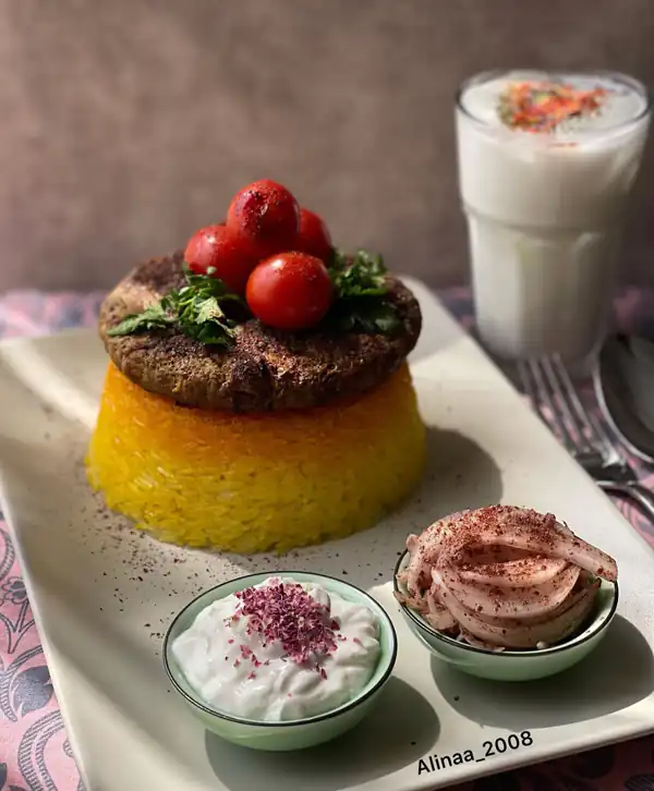 تزیین انواع برنج مجلسی