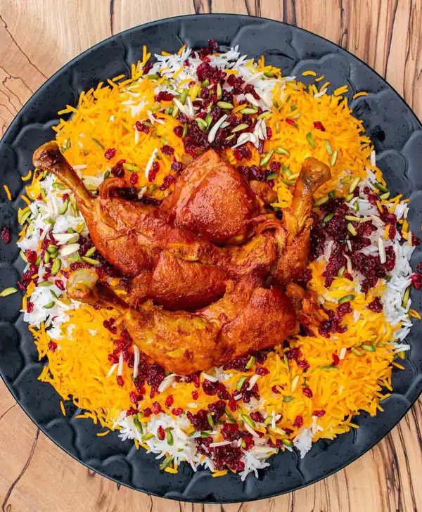 تزیین انواع برنج مجلسی