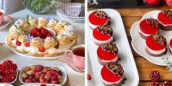 تزیین انواع دسر ساده و شکلاتی برای مهمانی های خانوادگی